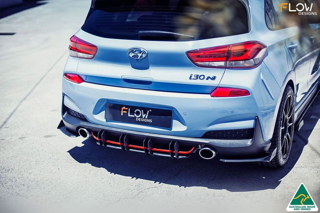 i30N Hatch PD (2018-2020) Rear Spat Winglets (Pair)-Flow Designs