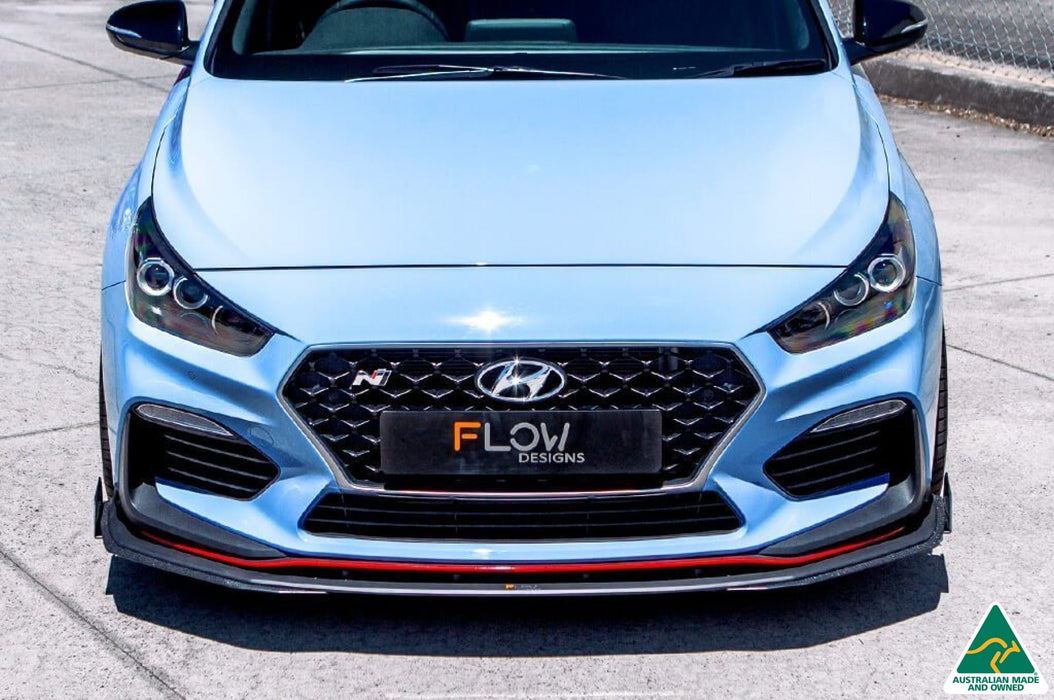 i30N Fastback PD Front Lip Splitter Extensions (Pair)-Flow Designs