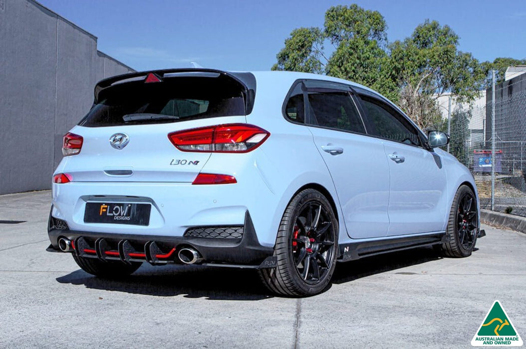 i30N Hatch PD (2018-2020) Rear Spat Winglets (Pair)-Flow Designs