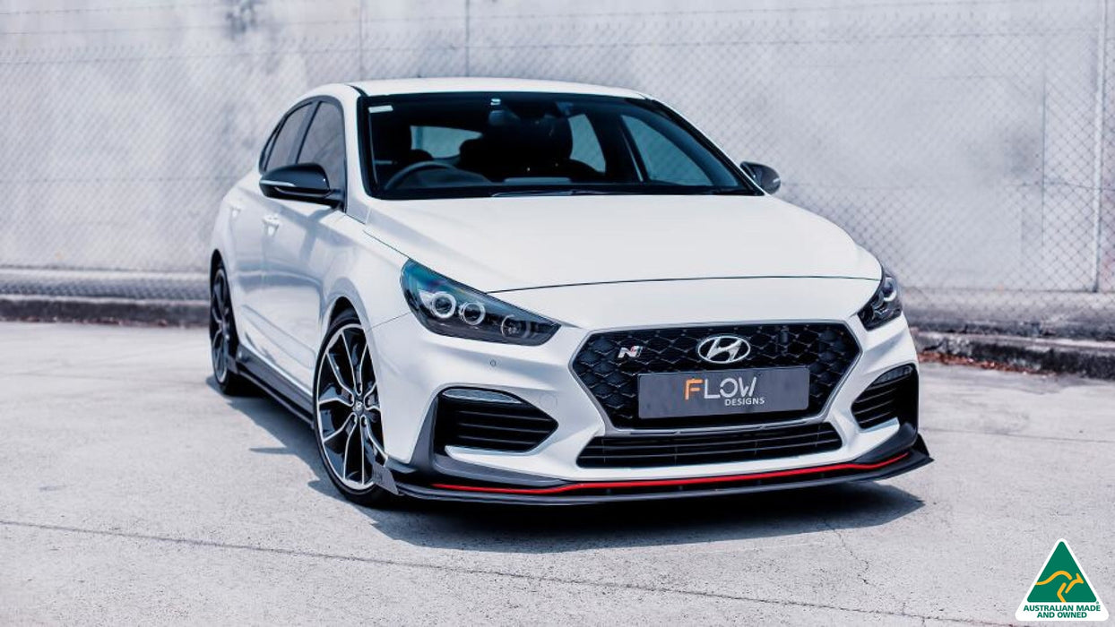 i30N Fastback PD Front Lip Splitter Winglets (Pair)-Flow Designs