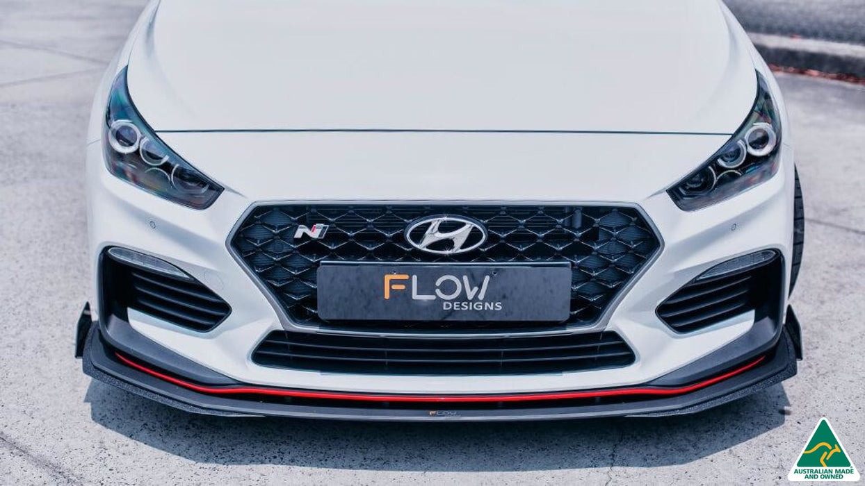 i30N Fastback PD Front Lip Splitter Winglets (Pair)-Flow Designs