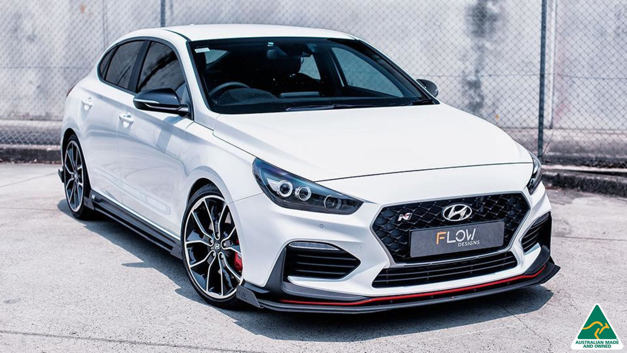 i30N Fastback PD Front Lip Splitter Extensions (Pair)-Flow Designs