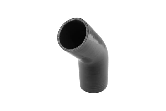Turbosmart Silicon 45 Degree Reducer Elbow 2.50鈥?.75"(Black)