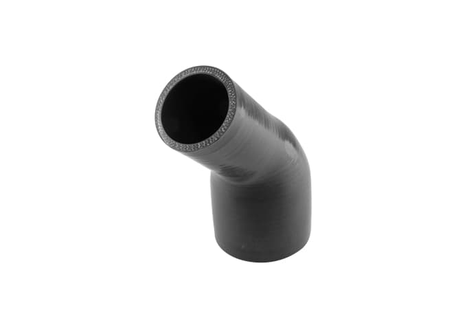 Turbosmart Silicon 45 Degree Reducer Elbow 2.00鈥?.00"(Black)