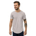 Valvetronic Men's Curved Hem T-Shirt white text - Harrys Euro