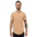 Valvetronic Men's Curved Hem T-Shirt white text - Harrys Euro
