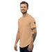 Valvetronic Men's Curved Hem T-Shirt white text - Harrys Euro