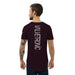 Valvetronic Men's Curved Hem T-Shirt white text - Harrys Euro