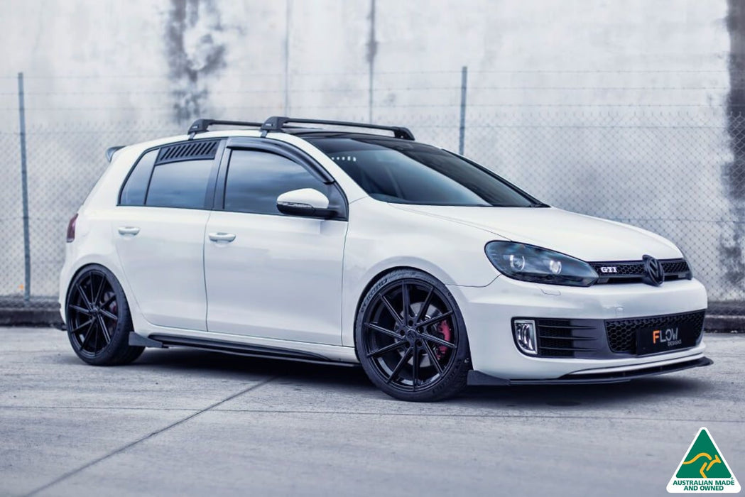 MK6 Golf GTI Side Skirt Splitter Winglets (Pair)-Flow Designs