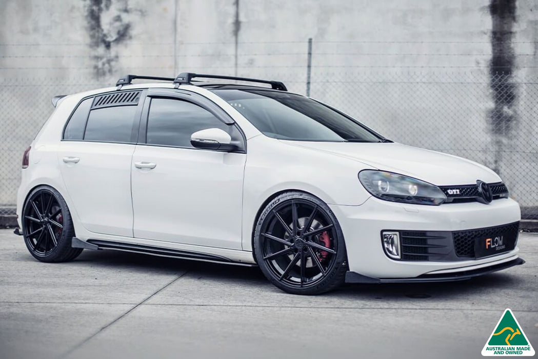MK6 Golf GTI Side Skirt Splitter Winglets (Pair)-Flow Designs