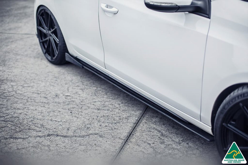 MK6 Golf GTI Side Skirt Splitter Winglets (Pair)-Flow Designs