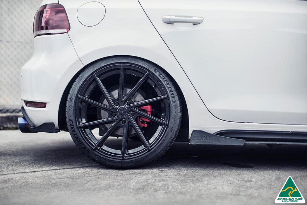 MK6 Golf GTI Side Skirt Splitter Winglets (Pair)-Flow Designs