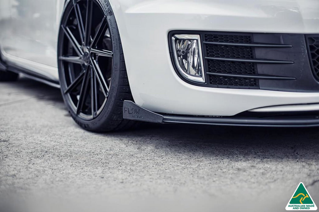 MK6 Golf GTI Front Lip Splitter Winglets (Pair)-Flow Designs