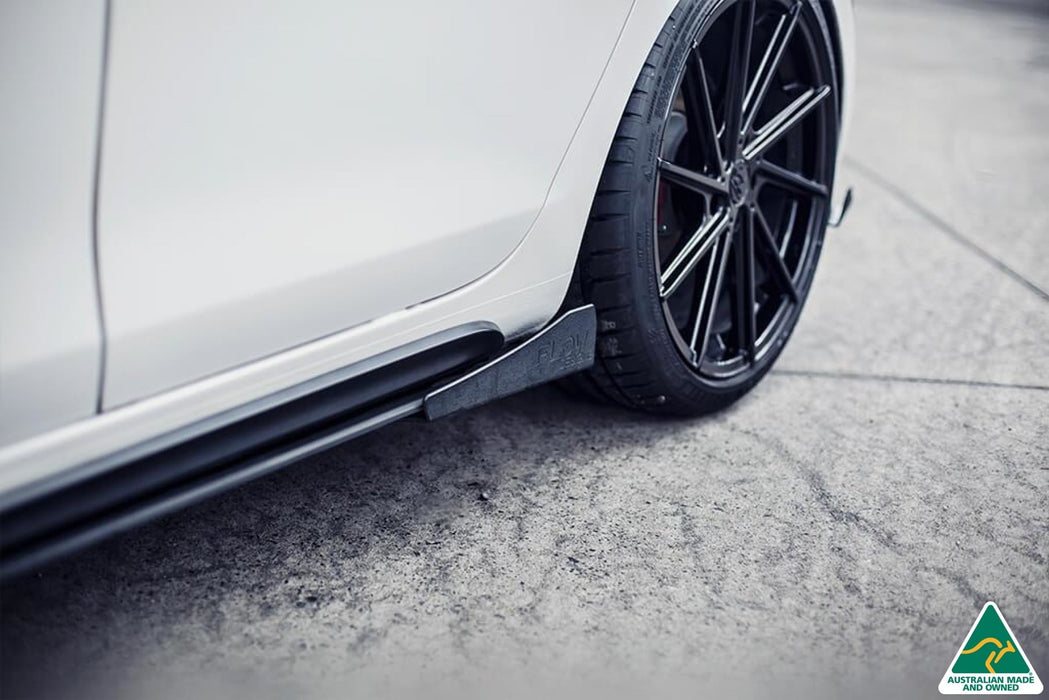 MK6 Golf GTI Side Skirt Splitter Winglets (Pair)-Flow Designs