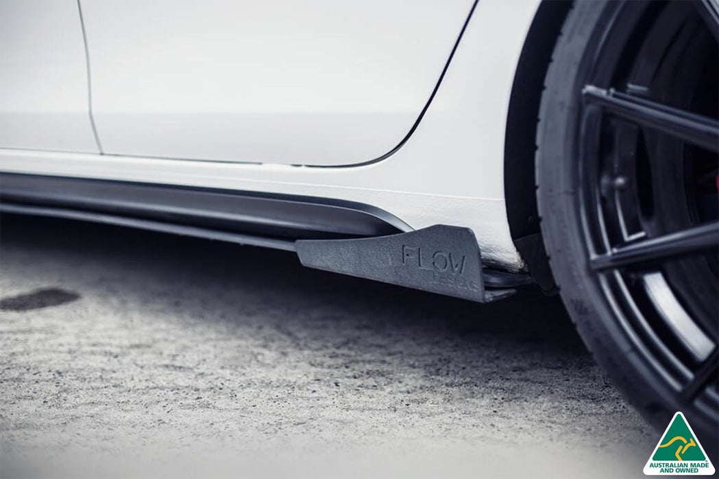 MK6 Golf GTI Side Skirt Splitter Winglets (Pair)-Flow Designs