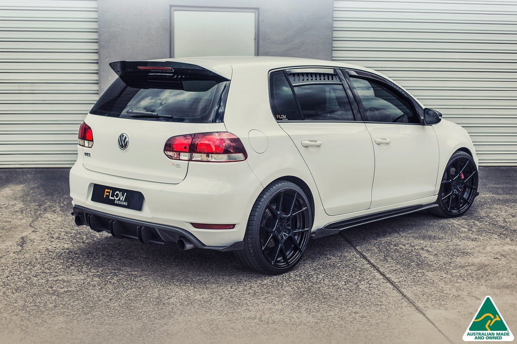 MK6 Golf GTI & R Rear Spoiler Extension-Flow Designs