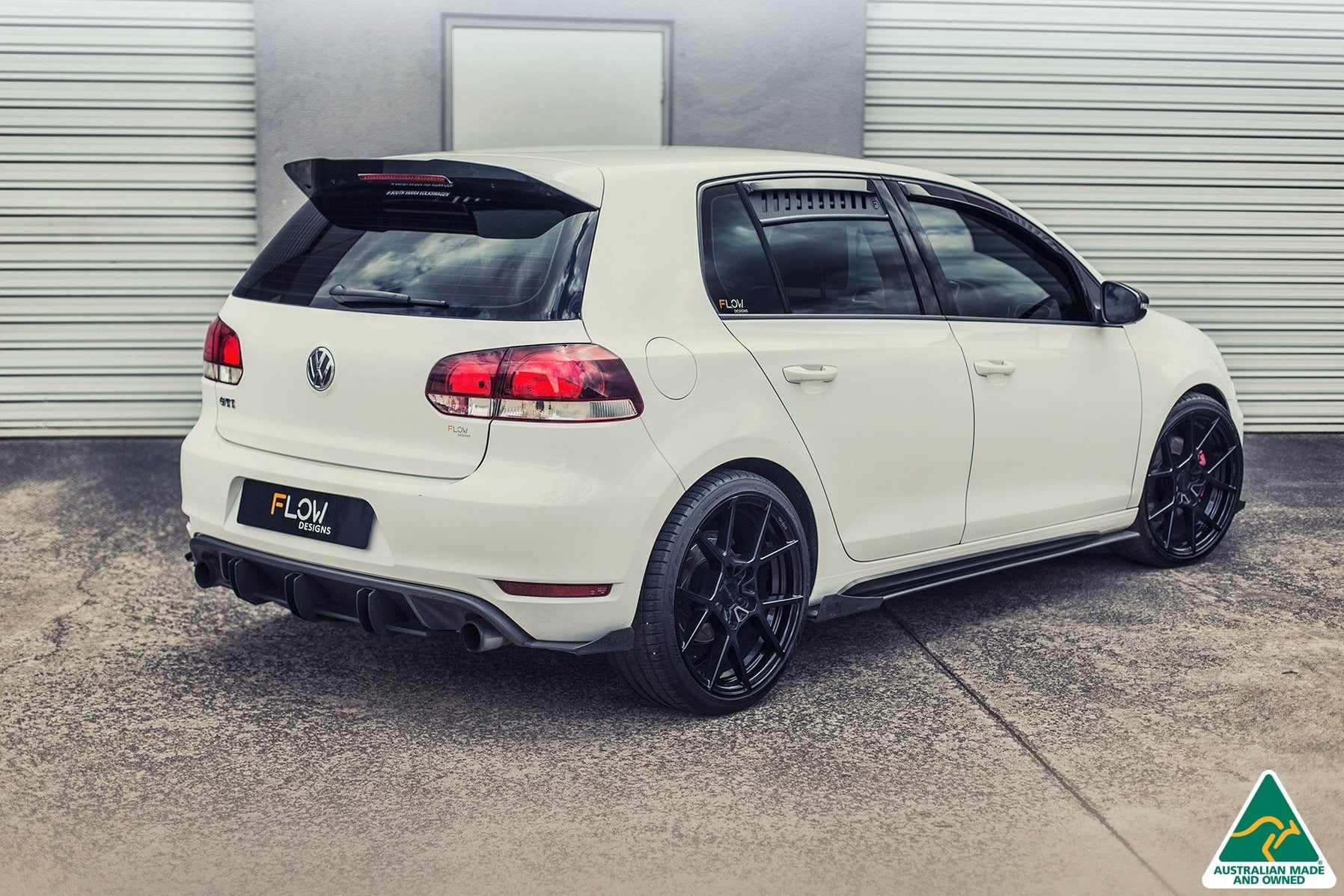 MK6 Golf GTI & R Rear Spoiler Extension-Flow Designs — Harrys Euro