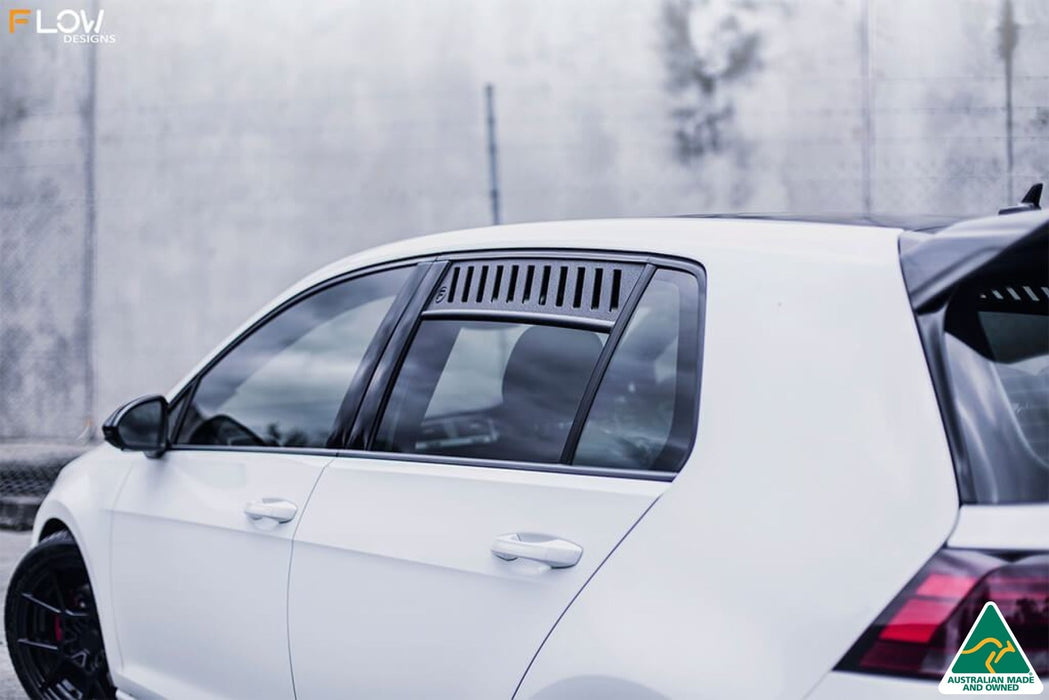 MK7/7.5/8 Golf GTI & R Window Vents (Pair)-Flow Designs