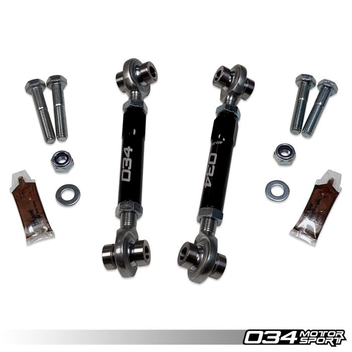 Motorsport Billet Adjustable Front Sway Bar End Link Pair, Gen 1 & Gen 1.5 R8