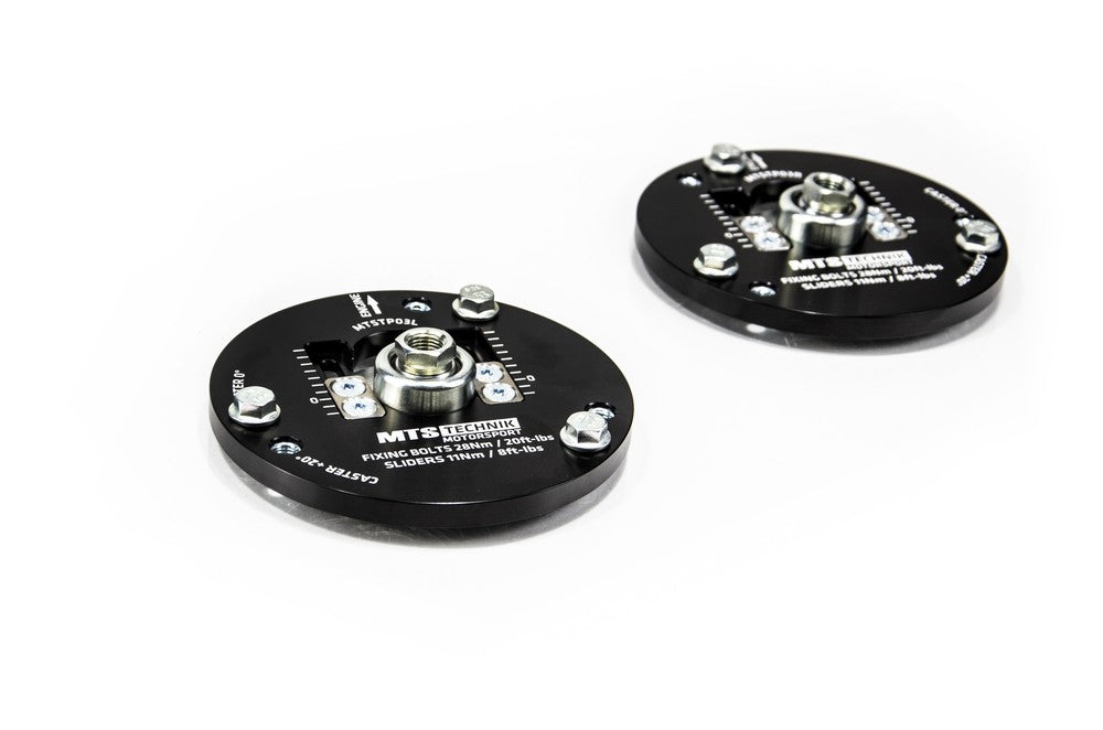 Adjustable camber / caster plates (front) - MTSCP03SET Saab 9-3 (YS3F) 1/8t 09/02 - 02/15