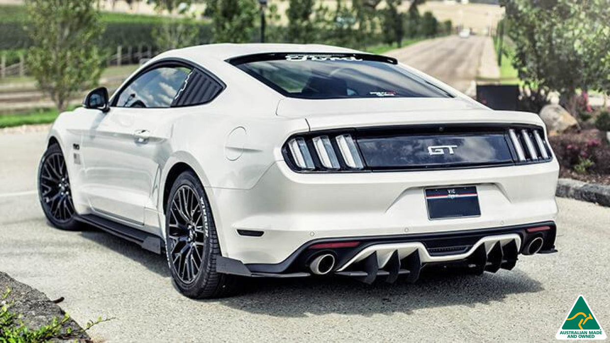 GT Mustang S550 FM Rear Spat Winglets (Pair)-Flow Designs