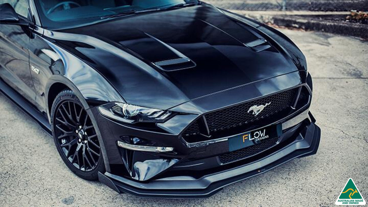 GT Mustang S550 FN Front Splitter Winglets (Pair)-Flow Designs