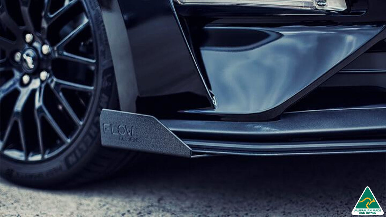 GT Mustang S550 FN Front Splitter Winglets (Pair)-Flow Designs