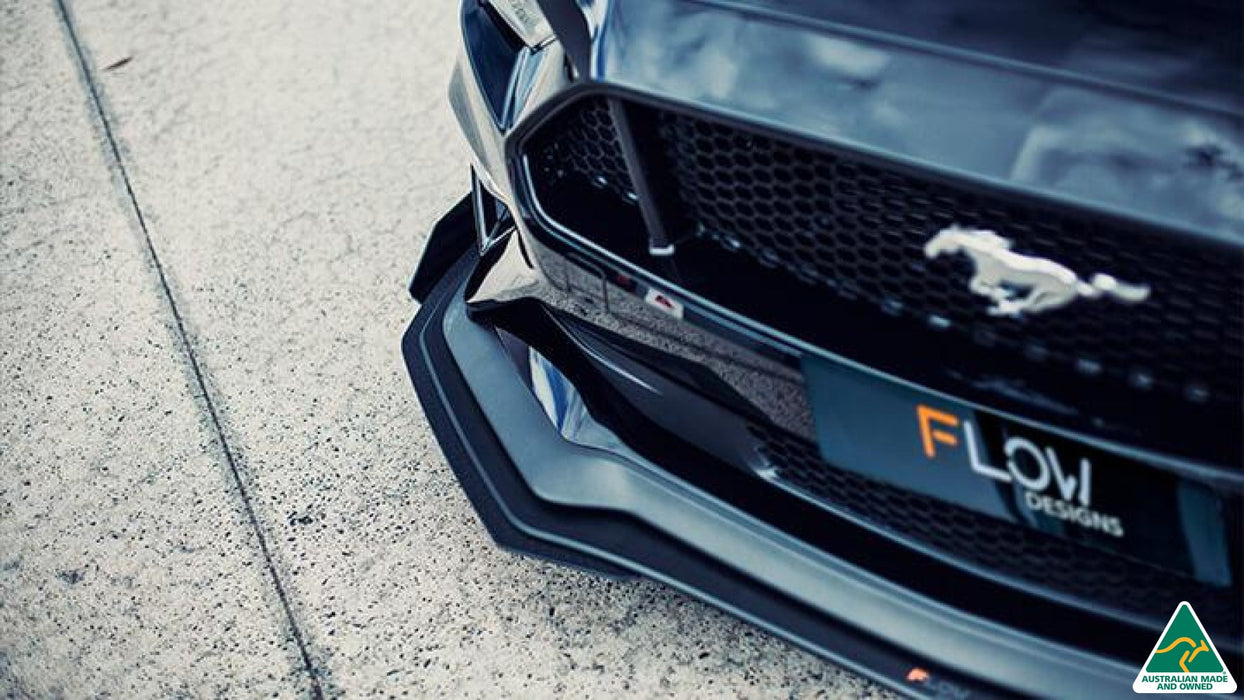 GT Mustang S550 FN Front Lip Splitter-Flow Designs