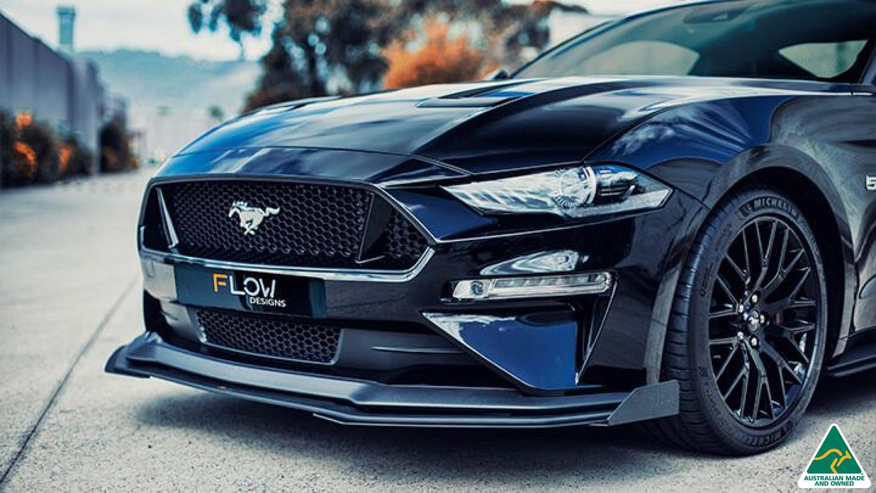 GT Mustang S550 FN Front Splitter Winglets (Pair)-Flow Designs