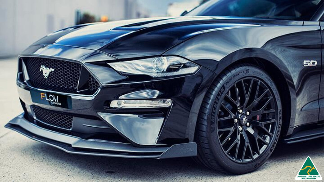 GT Mustang S550 FN Front Splitter Winglets (Pair)-Flow Designs