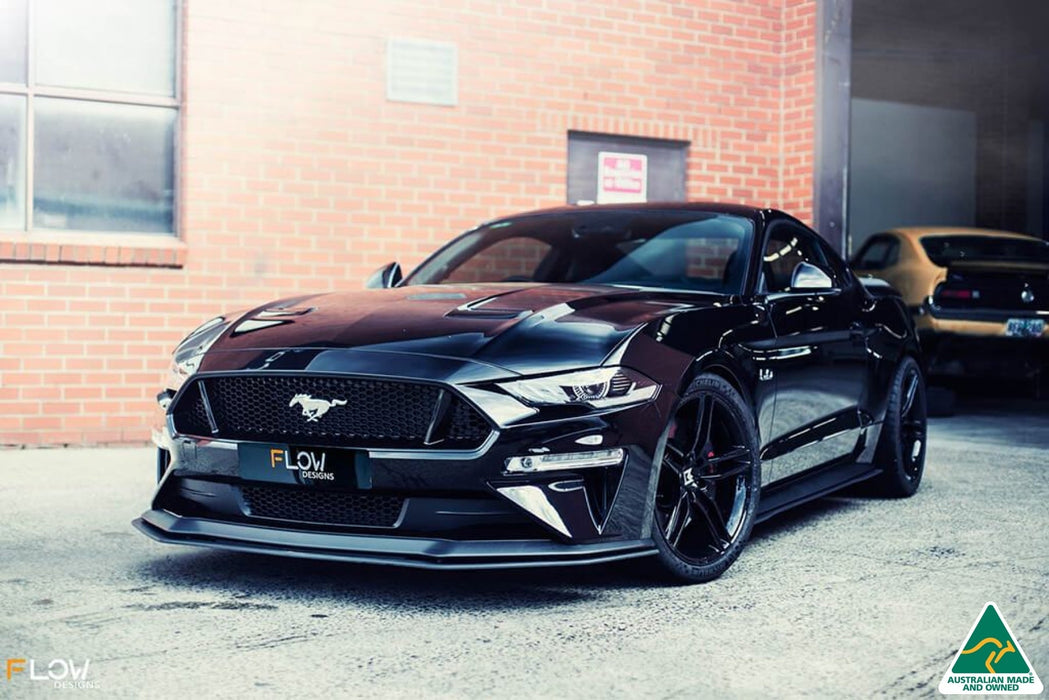 GT Mustang S550 FN Front Lip Splitter-Flow Designs