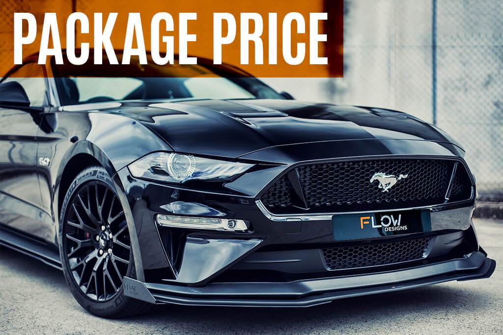 GT Mustang S550 FN Full Lip Splitter Set-Flow Designs