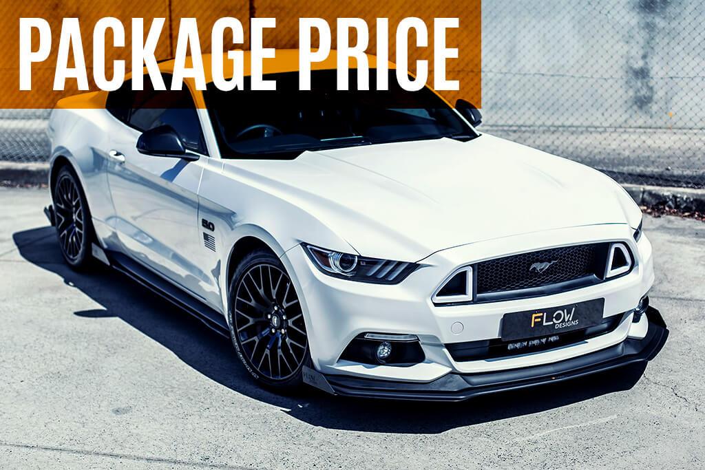 GT Mustang S550 FM Full Lip Splitter Set - All Accessories-Flow Designs