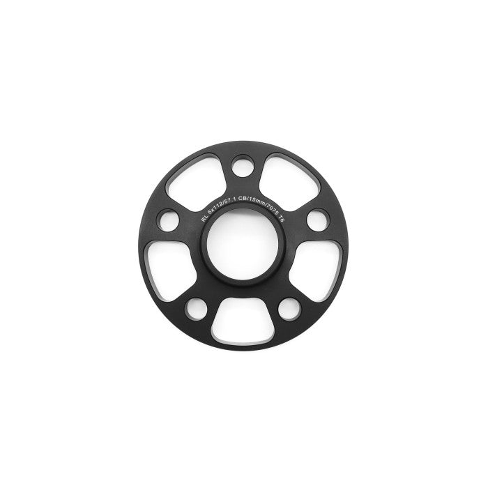 RacingLine Hubcentric Wheel Spacers & Bolts - 15mm width, Tapered Seat bolts, pair