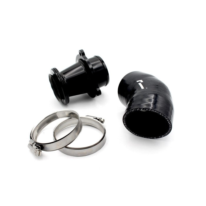 RacingLine Tapered Turbo Muffler Delete inc Large Bore Connector Hose for Garrett Turbo / MQB EVO / 2.0 TSI EA888.4 245PS