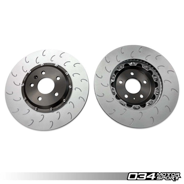 2-Piece Floating Front Brake Rotor Upgrade Kit for Audi B8/B8.5 S4/S5
