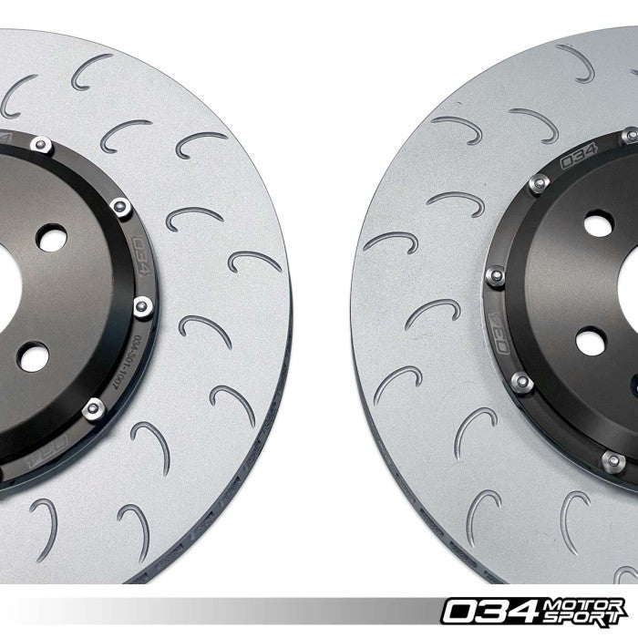 2-Piece Floating Front Brake Rotor Upgrade Kit for Audi B8/B8.5 S4/S5