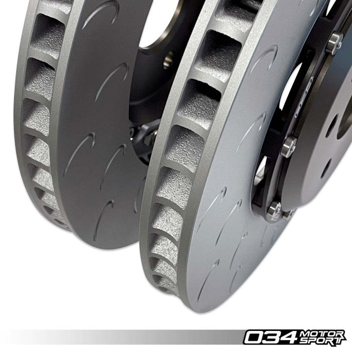 2-Piece Floating Front Brake Rotor Upgrade Kit for Audi B8/B8.5 S4/S5