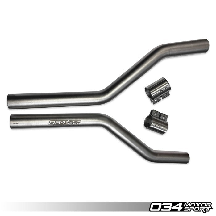 Res-X Front Resonator Delete, B9/B9.5 Audi S4/S5 3.0T