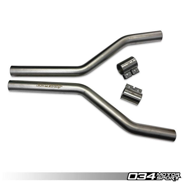 Res-X Front Resonator Delete, B9/B9.5 Audi S4/S5 3.0T