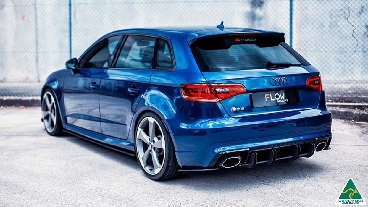 RS3 8V Sportback (Pre-Facelift) Flow-Lock Rear Diffuser-Flow Designs