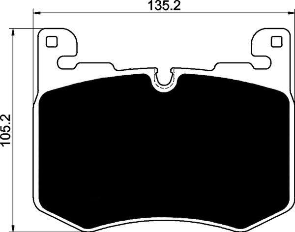 VelocityAP Jaguar FPace SVR Porterfield R4-S Brake Pads Rear AP 2367