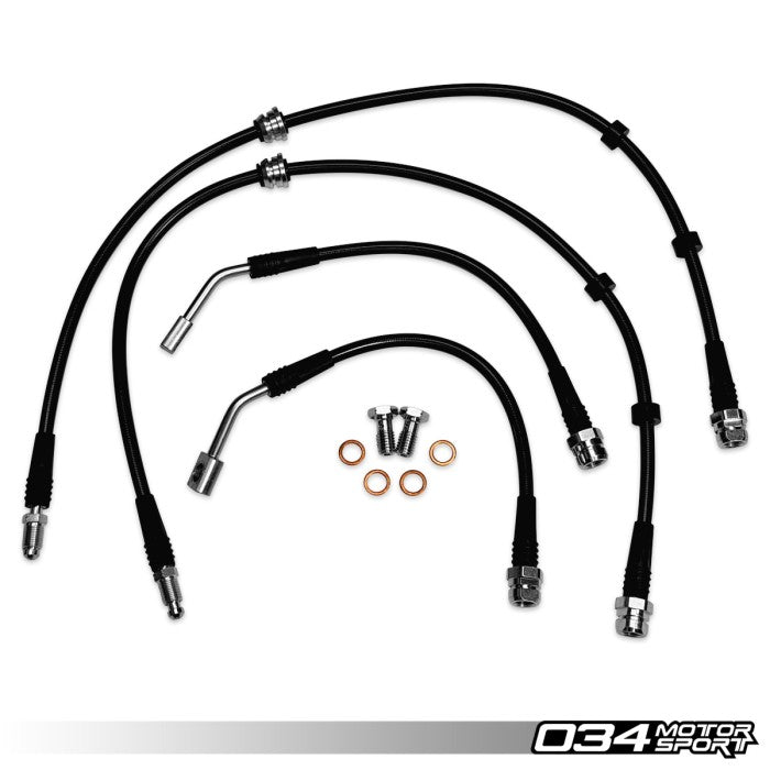 Stainless Steel Braided Brake Line Kit, 8Y Audi RS3