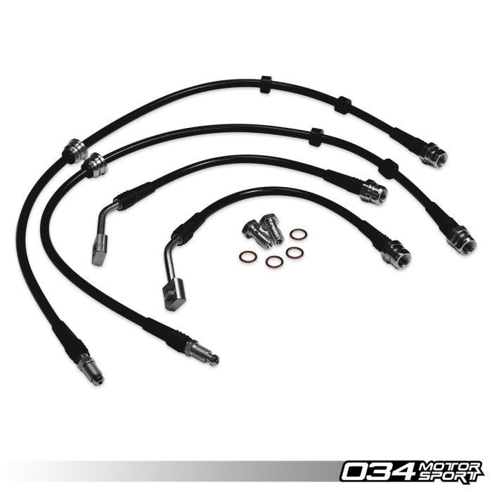 Stainless Steel Braided Brake Line Kit, 8Y Audi RS3