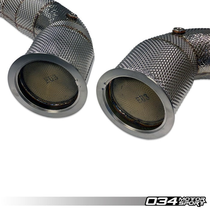 Stainless Steel Racing Catalyst Set, B9/B9.5 Audi RS5