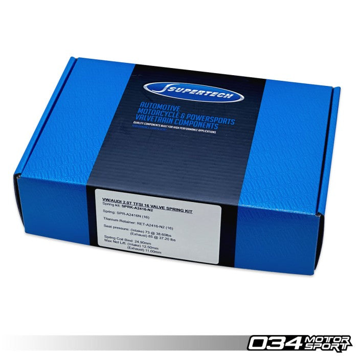 Supertech Valve Spring & Titanium Retainer Set, Volkswagen FSI & TSI 2.0T Engines