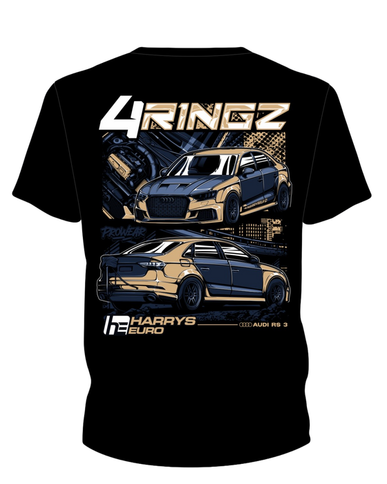 HARRYS EURO | 4RINGZ  T SHIRT - Harrys Euro