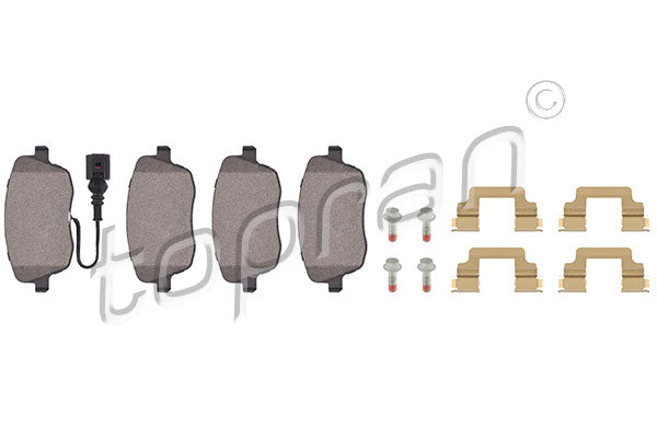 FRONT BRAKE PAD SET | POLO | 6Q0698151C - Harrys Euro