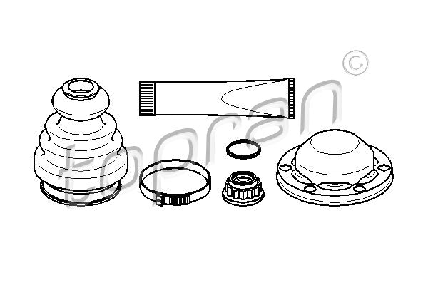 CV JOINT BOOT KIT | INNER | 1J0498201E - Harrys Euro