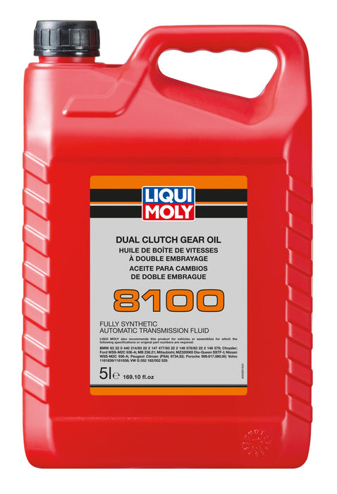 LIQUI MOLY DUAL CLUTCH TRANSMISSION OIL DSG DCT 8100 5L